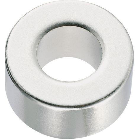 Conrad Components 506023 Permanent-Magnet Ring (Ø x H) 20 mm x 2 mm N35M  1.18 - 1.24 T Grenztempera