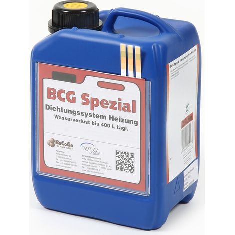 Joint liquide pour tuyau BCG Spezial 2,5 l contre fuite dans les chaudières