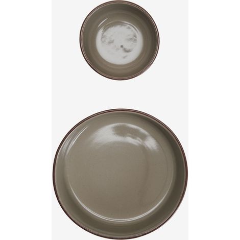 Set di 2 ciotole in gres Ronilena SKLUM            