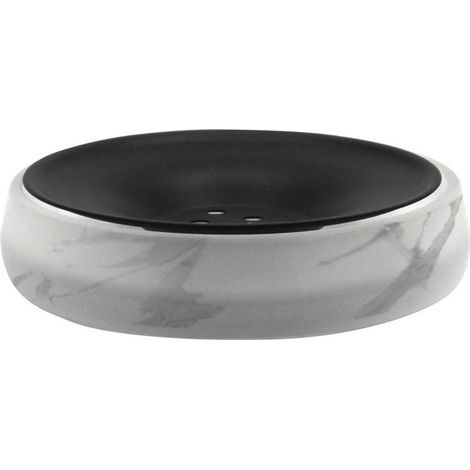 Portasapone in vetro satinato - serie Marble (1/3)