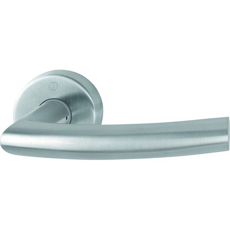 HOPPE® Drücker-Halbgarnitur ohne Schlüsselrosette Trondheim E1430Z/42H, VK8, mit Stütznocken, Edelstahl, 10808863 (1/2)