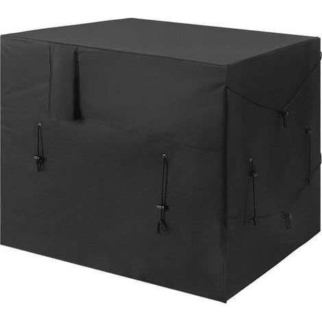 Poolheizung, regulierbare Wärmepumpe, wasserdichtes 210D Oxford-Gewebe für Klimaanlagen, Gartenmöbel, 101 x 86 x 78 cm (1/4)
