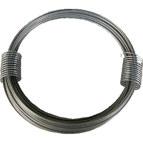 MATASSINA FILO ACCIAIO INOX mm 0,80 - mt 12 - gr.   50- 5 pezzi