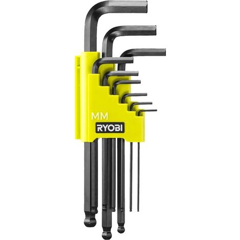 Ryobi 9Pc Ball-end Hex Key Set RHFHKB-9 (1/5)