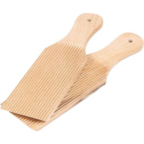 2 pièces bois Gnocchi planche beurre palette Spaghetti Macaroni pâtes Practical machine fait maison (1/5)