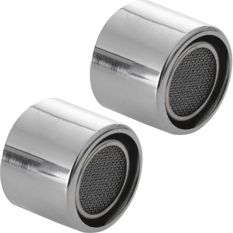 Lot de 2 buses aératrices à filetage femelle 20 mm pour robinet, permettant de réaliser des économies d'eau. (1/5)