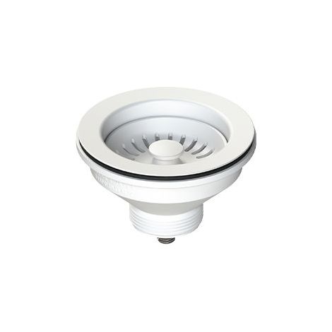 PILETTA D. 114 MM MOD. COLOR- 11/2 Bianca- LBPLA- pezzi 1 (1/3)