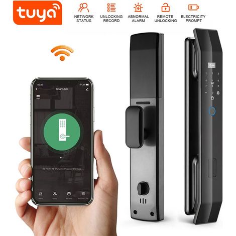 Tuya Serratura Biometrica per Portoni Smart WiFi con Display (1/5)