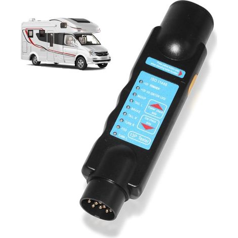 für 13 polige Steckerprüfgeräte, 12 V Anhängerbeleuchtung, Steckdosen, Stromkreise, Prüfgeräte, 7 polige Anhängerprüfgeräte für Pkw, Lkw, Wohnwag (1/5)