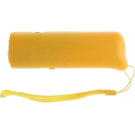 Dispositif anti-aboiements, outil de dressage pour animaux de compagnie, avec LED, jaune (1/5)
