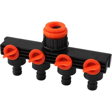 Vanne de distribution 4 voies – Plastique – Pour arrosage et irrigation (1/4)
