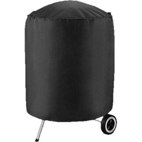 Housse imperméable pour Barbecue -Rond Housse Barbecue,Housse Barbecue Étanche en Tissu Oxford 210D -Housse de Protection Anti-Ultraviolet pour BBQ(62x105cm) (1/4)