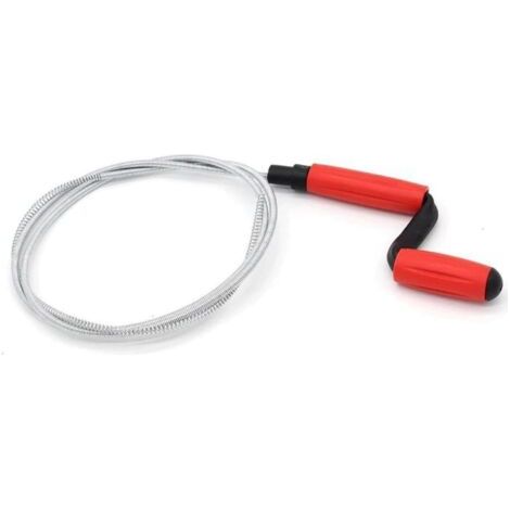 Déboucheur furet avec manivelle, Débouchage canalisation,Sonde de debouchage, furet canalisation pour les travaux manuels (3 Metre X 5mm) (1/5)