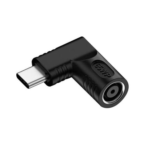 Adaptateur 65 W CC femelle vers USB Type-C mâle - Alimentation efficace pour vos appareils (1/4)