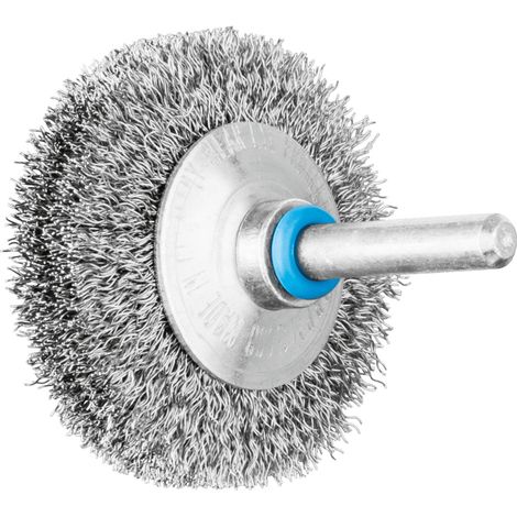 PFERD Kegelbürste ungezopft KBU Ø50x10mm Schaft-Ø6 mm Edelstahl-Draht-Ø0,20 (1/5)
