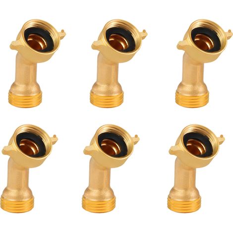 Coude de tuyau pour camping-car 3/4" RV45° - Raccord de tuyau en laiton massif (1/4)