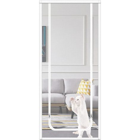 Katzenschutztür mit Reißverschluss für die Sicherheit Ihres Haustieres (passend für Türen mit den Maßen 90x210cm) (1/4)
