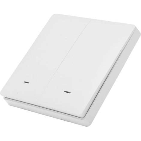Interrupteur Connecté ZigBee Double Circuit pour Éclairage Intelligent Résistant au Feu (1/5)