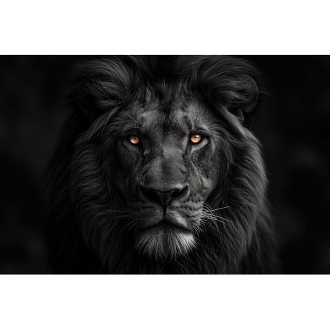 Papier peint panoramique - Lion - 130 cm x 87 cm (1/2)