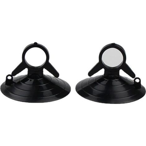 60 Stück Sonnenschutz mit Saugnäpfen, 45-mm-Saugnäpfe ohne Haken, Mini-Saugnäpfe aus PVC, transparente und schwarze Saugnäpfe, Saugnäpfe für Fenster (1/4)