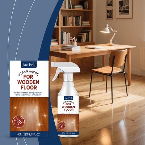 Polierspray für Massivholz- und Verbundböden – Reinigung, Pflege, Fleckenentfernung und Aufhellung – 237 ml -- BIEMMEDUE (1/5)