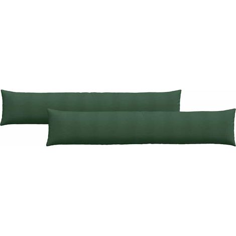 Maison Exclusive - Sofakissen 2 Stück Dunkelgrün 200 x 40 cm Cord