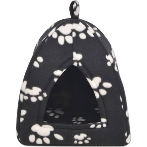 Panier pour chat noir, taille L