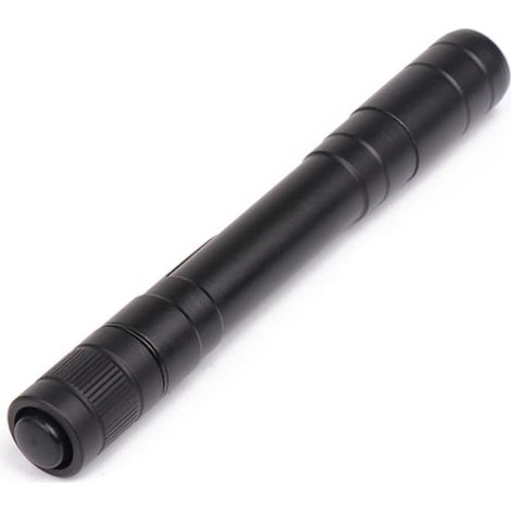 Lampe Torche de Stylo Double Source Lumineuse LED Blanche et Jaune, Compacte et Solide en Alliage D'aluminium, Portable sans Pile pour Camping et Randonnée (1/5)