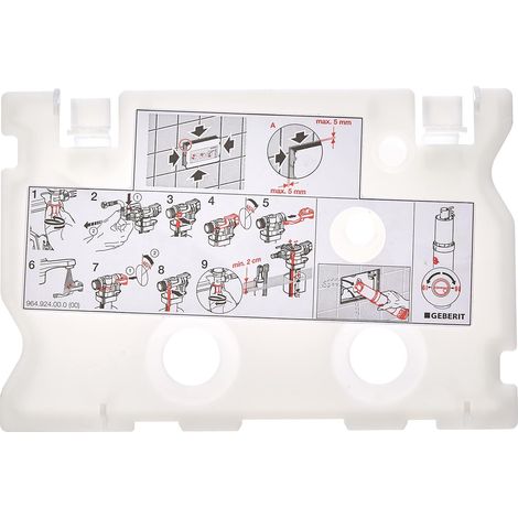 PLACCA DI PROTEZIONE PER cassetta unica Doppio scarico GEBERIT 241.283.00.1