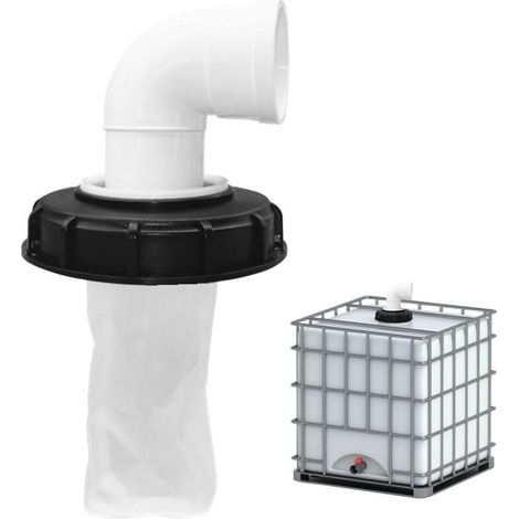 Filtre À Couvercle IBC 90°, Accessoires De Réservoir Couvercle de Réservoir IBC en Nylon 165mm Couvercle De Filtre Lavable pour Réservoir d'eau de Pluie (1/5)