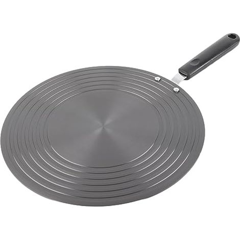 Diffuseur de chaleur, plaque de 28 cm et 6 mm pour la diffusion de chaleur du gaz, en aluminium antidérapant, pour cuisinière à gaz. Plaque de décongélation rapide par conduction thermique. (1/5)