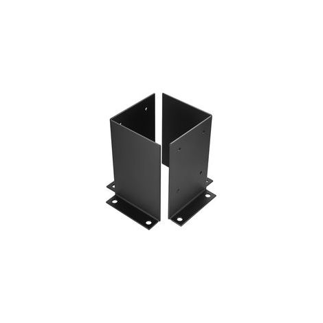 Ensemble de 2 supports de base de poteau,Appui de base pour poteaux de terrasse, Supports de pergola pour poteaux de 101x101/110x110/201x201/210x210mm, Balustrade de terrasse, Boîte aux lettres (1/5)
