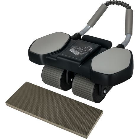 Centra Healty Belly Wheel AB Roller 4 Wheel with Elbow Support Automatic Rebound