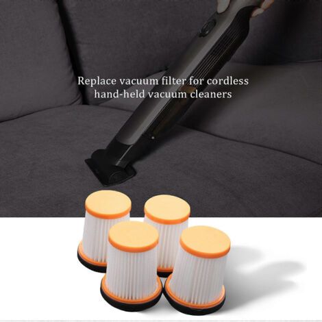 NALOOKAMIC Lot de 4 filtres de rechange compatibles avec les aspirateurs portables sans fil Shark W1, WV200, WV201, WV205 et WV220. (1/4)