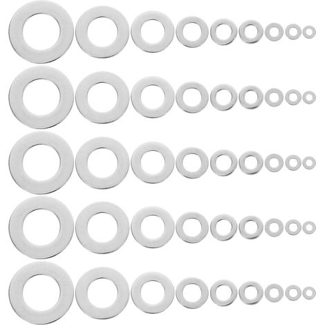 Lot de 800 rondelles plates assorties en acier inoxydable (1/5)
