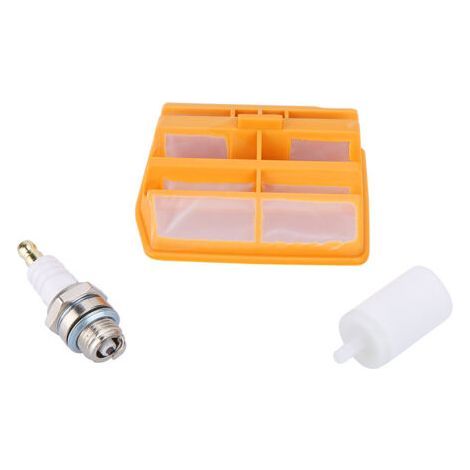 Air Filter and Spark Plug Kit for Chainsaw Models 445 and 450 - High Quality Replacement Parts - (1/3)