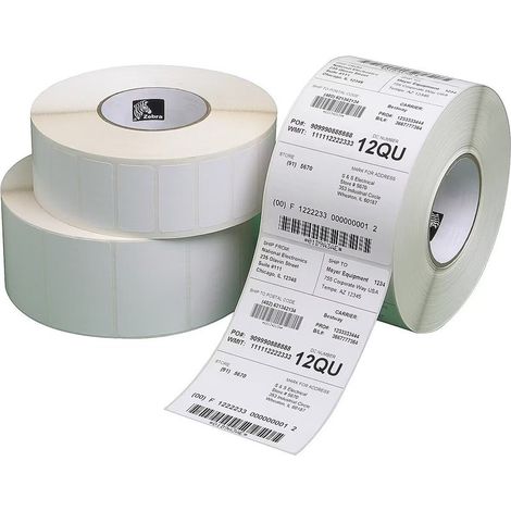 Zebra Z-Perform 1000D Etiquetas Térmicas Directas 102x76mm Blanco Adhesivo Permanente 2110 Etiquetas/Rollo 4 Rollos/Caja (1/2)