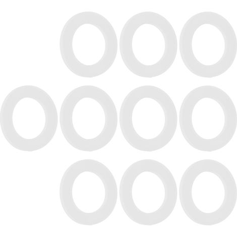 Lot de 10 joints toriques en silicone pour chauffe-eau, joints plats, rondelles, insipides et non virulents, 1 1/4 (1/5)
