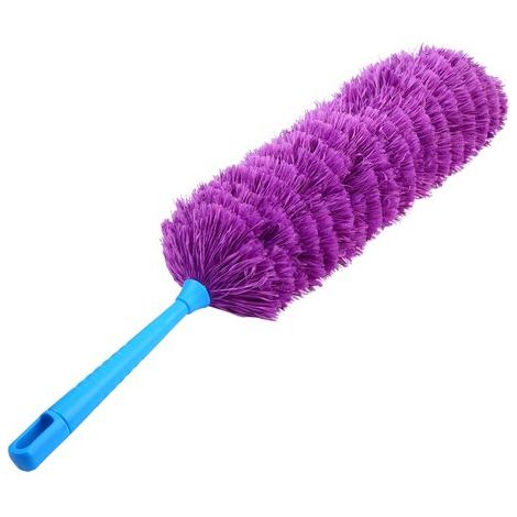 Chiffon microfibre lavable antistatique doux pour nettoyage meubles maison et voiture (violet) (1/5)