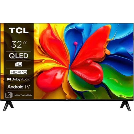 Televisor  TCL  32"  HD  1366 x 768 píxeles  Plano  16:9  QLED  32V4C (1/5)