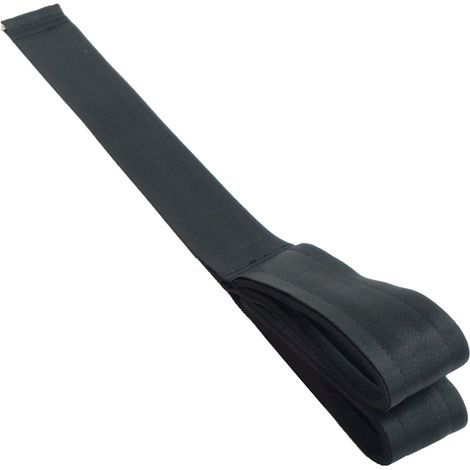 Corde à triceps noire polyvalente, prise en main confortable, sangles de traction pour triceps haute résistance, robustes et durables pour le fitness (1/5)