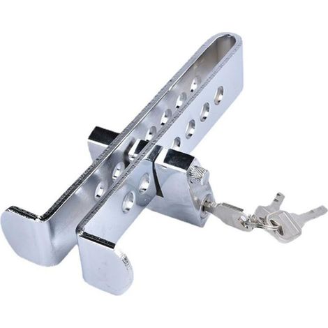 Verrouillage universel pour pédale de frein, embrayage et accélérateur, anti-vol, en acier, réglable, avec 3 clés, 21,5 cm (1/5)
