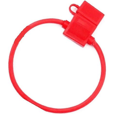 Cinq porte-fusibles à lames standard, résistants aux éclaboussures, fusibles 12V 20A, compatibles avec les voitures, les motos, etc. (1/4)