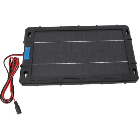 Panneau solaire 15W 18V Monocristallin Étanche Cadre Plastique Portable pour Camping Randonnée Charge Rapide Appareils (1/4)