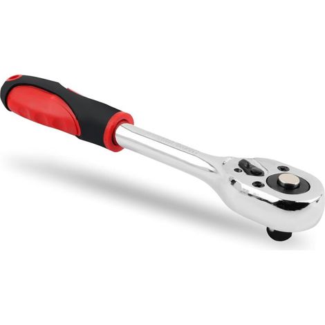 Llave de carraca de liberación rápida de 1/4 de pulgada de alta resistencia para reparación de bicicletas y automóviles -Crezuo