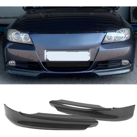 Frontstoßstangenblenden (ein Paar, links und rechts) für BMW 3er E90 2005–2008, Carbonfaser-Optik (1/5)