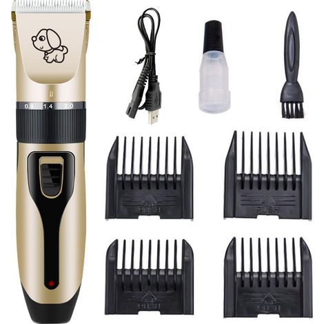 Tondeuse pour chien, ciseaux de toilettage pour chien et chat, tondeuse silencieuse pour animaux de compagnie (1/5)