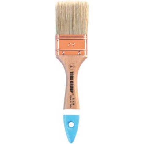 12 x PENNELLESSA BIONDA MANICO LEGNO S.125 20 MM