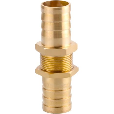 Raccord cannelé en laiton 1/2", filetage femelle, épisseur de métaux, barbillons, raccord tuyau, connecteur adaptateur pour air, eau, huile (épaisseur 8 mm) Pagode 16 Mm Petit Cuivre (1/5)