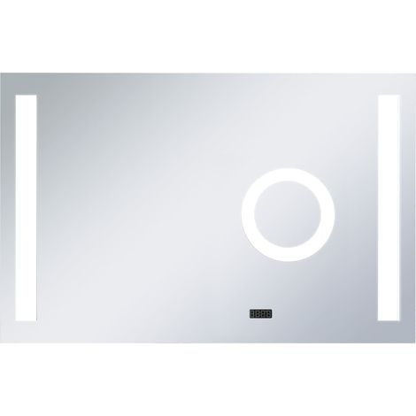 Espejo de pared LED para baño y sensor táctil 100x60cm DEC022624